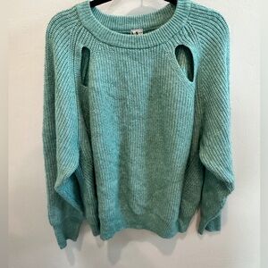 Worthington 2x teal sweater